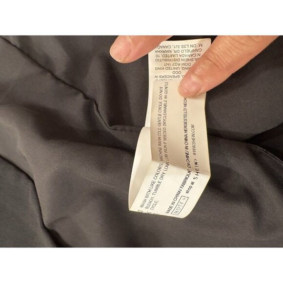 Motf Rhinestone Belt Black Square Neck Dress Size M - Picture 10 of 10